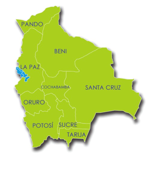Bolivia Facts Maps Departments States 