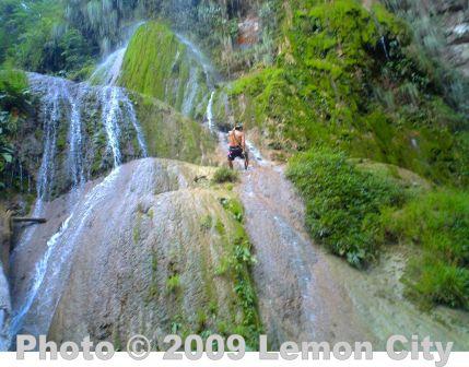 Rappelling en Bolivia