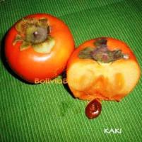 bolivian food fruit kaki persimmon